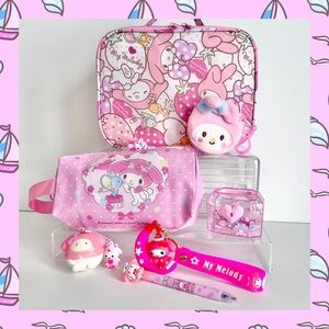 💝(MY328) My Melody Adorable 7-Piece Beauty Case Bundle!